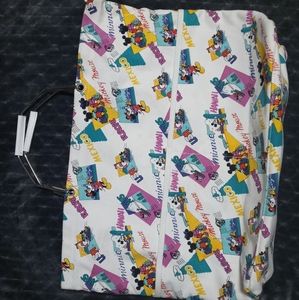 Vintage 80's mickey mouse postcard canvas tote